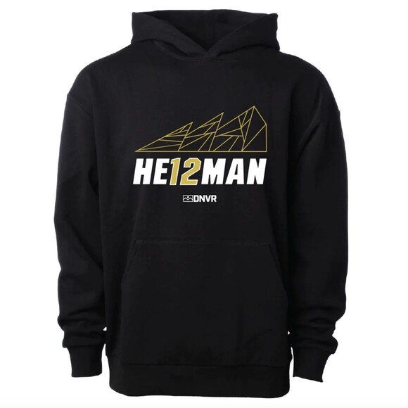 C290 All City Network DNVR HE12MAN Hoodie - Size XL - NWT - Broncos Fan Sweater - Picture 1 of 2